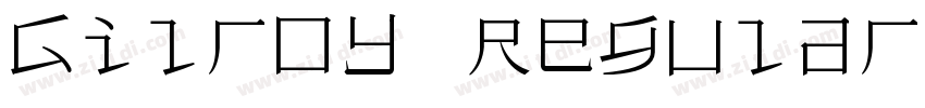 Gilroy Regular 常规字体转换